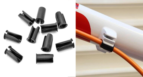 Уплотнительный наконечник ACME для монтажа рубашек тросов и переключения (черный)