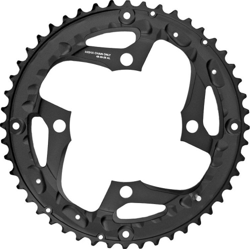 Звезда системы Shimano SLX FC-M670 10 скоростей (черный 48 BCD 104 мм)
