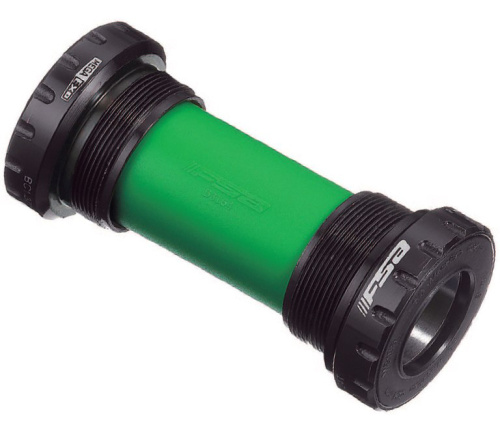 Каретка FSA MegaExo24 - Hollowtech II MTB 7100/100/Di2 gnn (черный / зеленый)