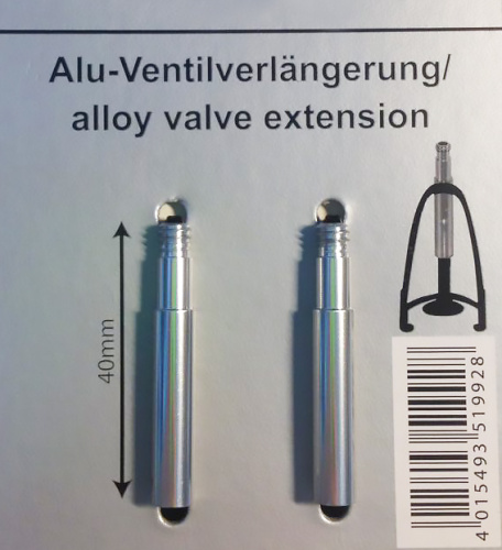 Удлинитель ниппеля ACME M-Wave (серебристый 40 мм комплект 2 шт)