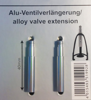 Удлинитель ниппеля ACME M-Wave (серебристый 40 мм комплект 2 шт)