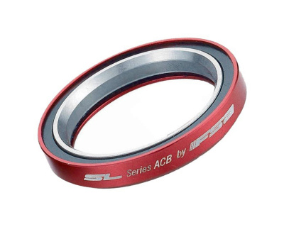 Облегченный подшипник FSA SL для рулевых колонок 45°x45° 1 1/4&quot; MR082R (красный / серебристый (46.8 x 34) h7 мм (45°/45°))