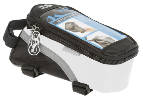 Велосумка-чехол для телефона на раму ACME M-Wave Rotterdam Top L (черный / белый)