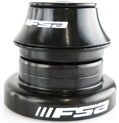 Рулевая колонка FSA No.10/7B/44 ITA для конусных вилок в раму 1 1/8&quot; (черный посадочный 44 мм)