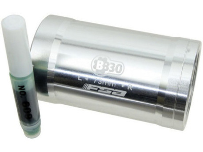 Втулка-вкладыш FSA для установки стандартных BSA кареток в раму BB30 (серебристый 73 мм)