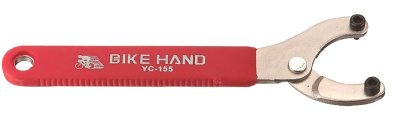 Штифтовой съемник Bike Hand YC-155 для разборки кареток, демонтажа гаек шатунов и т.д. (серебристый)
