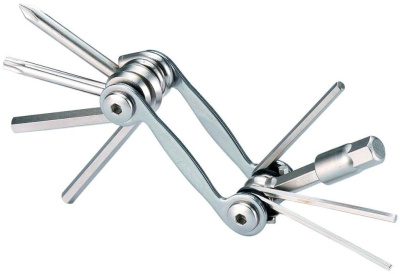 Набор инструментов складной Bike Hand YC-286N (серебристый)