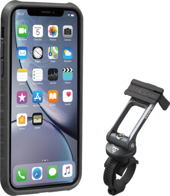Чехол и кронштейн для мобильного телефона Topeak RideCase для iPhone Xr (черный)