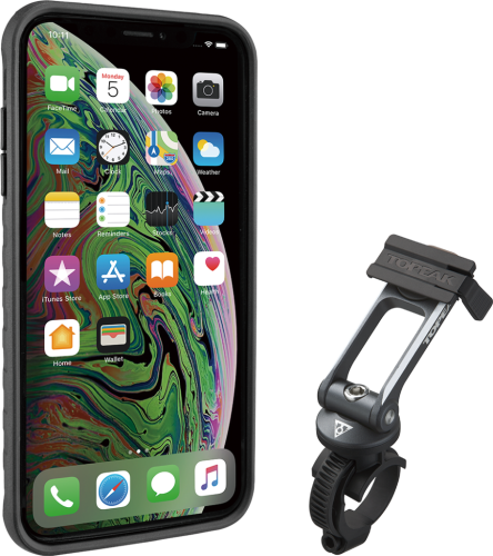 Чехол и кронштейн для мобильного телефона Topeak RideCase для iPhone Xs MAX (черный)