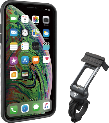 Чехол и кронштейн для мобильного телефона Topeak RideCase для iPhone Xs MAX (черный)