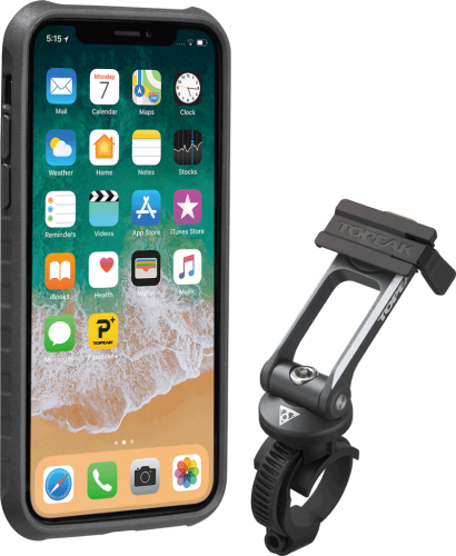 Чехол и кронштейн для мобильного телефона Topeak RideCase для iPhone X / Xs (черный)