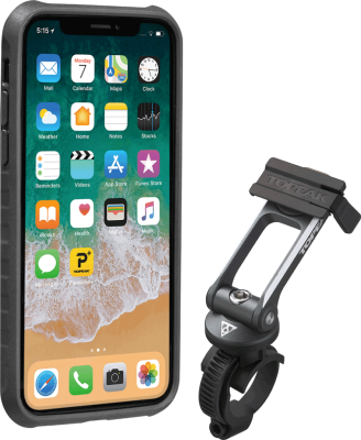 Чехол и кронштейн для мобильного телефона Topeak RideCase для iPhone X / Xs (черный)