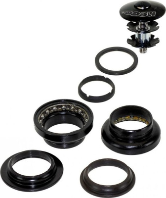 Рулевая колонка Neco Ahead 1 1/8&quot; (черный посадочный 30 мм / внешний 34 мм)