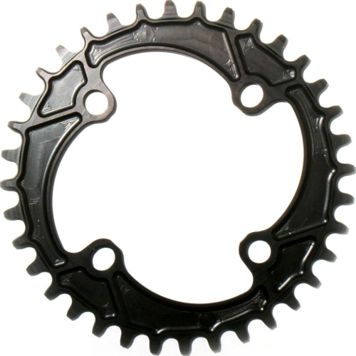 Звезда системы Neutrino Components для Shimano/ Sram narrow wide (черный 34 BCD 94/96 (универсальное крепление))