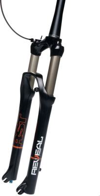Амортизационная вилка RST Reveal Air TRL 29&quot; (черный 100 мм эксцентрик 9 мм шток 1 1/8&quot;-1.5&quot; (28.6 мм - 38.1 мм), алюминий)