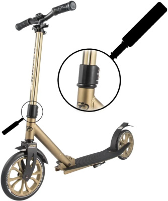 Зажим - хомут ACME для городских самокатов, 1-1/8&quot; (черный)