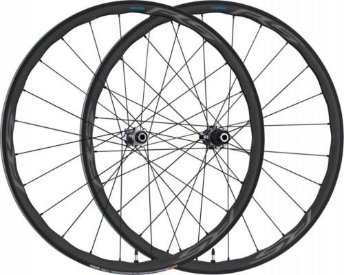 Комплект колес 28&quot; для шоссе Shimano WH-RS770 Center Lock сквозные оси (черный передний и задний (пара))
