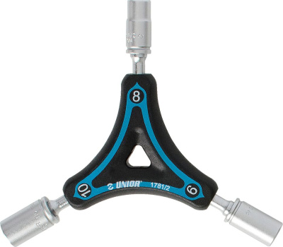 Ключ Y-образный Unior 1781/2 торцевой (черный  / синий)