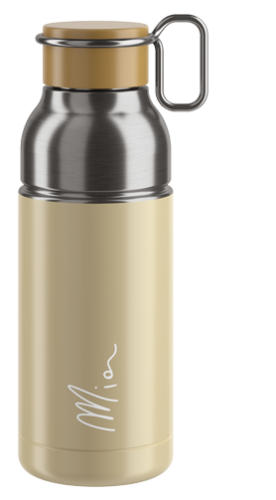 Велосипедная фляга Elite MIA нержавеющая сталь (бежевый 600 мл)