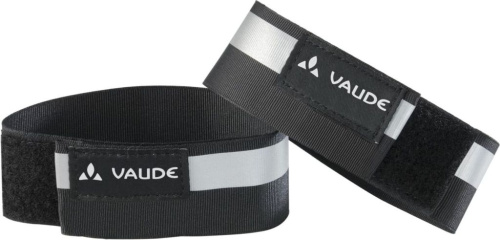 Пара светотражающих ремешков Vaude Reflective Cuffs (черный / серебристый)