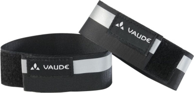 Пара светотражающих ремешков Vaude Reflective Cuffs (черный / серебристый)