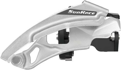 Передний переключатель SunRace FDM300 3x7-8 (Универсальная тяга, нижний хомут)
