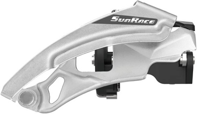 Передний переключатель SunRace FDM300 3x7-8 (Универсальная тяга, нижний хомут)