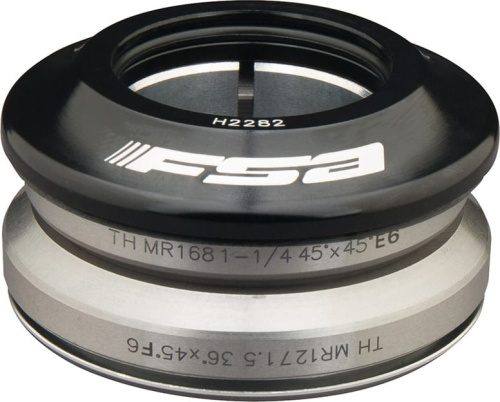 Рулевая колонка FSA NO.62 1-1/4&quot;-1.5&quot; интегрированная (черный 6 мм посадочный 46.8 и 51.9 мм / внешний 52.2 и 56 мм)