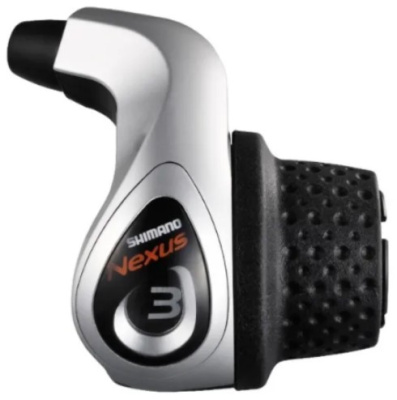 Грипшифт Shimano Nexus LS-3S43J для планетарной втулки на 3 скорости (черный / серебристый)