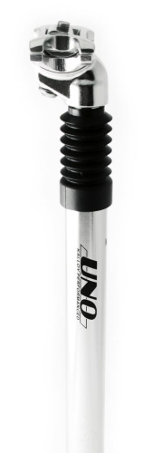 Подседельный штырь Author UNO K252 с эластомерным амортизатором (серебристый 370 мм сдвиг замка 20 мм 27.2 мм)