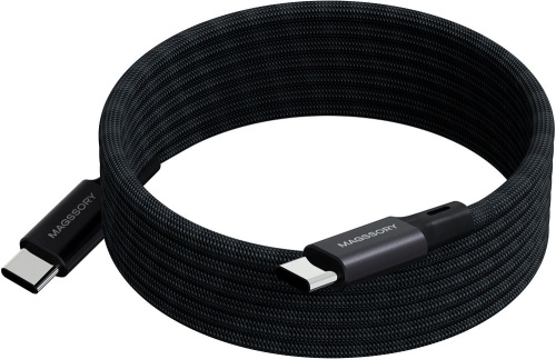 Кабель Magssory USB-C, 1.2 м, 60Вт черный