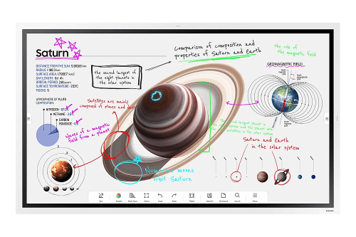 Монитор Samsung Flip Pro WM55B светло-серый
