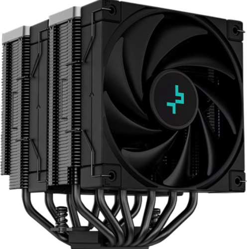 Кулер Deepcool AK620 ZERO DARK LGA2066/2011-v3/2011/1700/1200/115x/AM5/AM4 (2*120mm fan, 500-1850rpm, 68.99 CFM, 28dBA, 4-pin PWM) RET