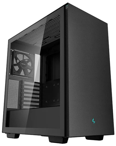 Корпус eATX Deepcool CH510 черный, без БП, боковая панель из закаленного стекла, 2*USB 3.0, audio