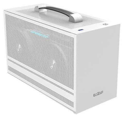 Корпус mini-ITX PCCooler I100 PRO MESH WH без БП, USB 3.0