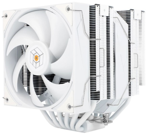 Кулер Thermalright Royal Pretor 130 RP130-WH LGA1200/1700/1851/2011/2066/115X/AM4/AM5 (120mm, 130mm, 2150/1750rpm, 80.45CFM/81.88CFM, 29.4dBA/28.3dBA,