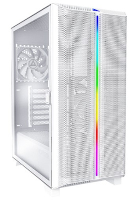 Корпус ATX Montech SKY ONE LITE WHITE без БП, боковая панель из закленного стекла, 2*USB 3.2, USB Type-C, audio