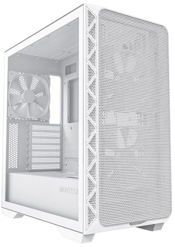 Корпус eATX Montech AIR 903 BASE WHITE без БП, боковая панель из закалённого стекла, 2*USB 3.2, Usb Type-C