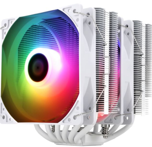 Кулер Thermalright Peerless Assassin 120 SE White ARGB PA120-SE-WH-ARGB LGA115X/1200/AM4 (2*120mm fan, 1550rpm, 66.17CFM, 25.6dBA, 4-pin PWM)