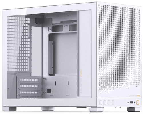Корпус mATX JONSBO D32 STD White без БП, боковая панель из закаленного стекла, 2*USB 3.2, USB Type-C
