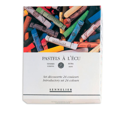Набор сухой пастели Sennelier "A LECU" 24 цв ассорти, в картонной коробке