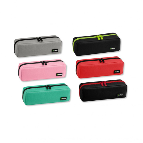 Пенал мягкий 1 отделение Berlingo "Grey" 205*60*65 мм, полиэстер