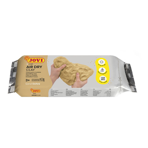 Паста для моделирования JOVI, отвердевающая, охра, 250 г, вакуумный gакет