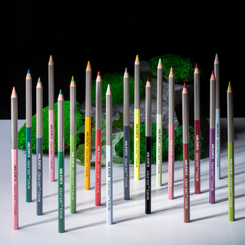 Карандаш цветной Малевичъ "GrafArt PRO" желто-оранжевый 007