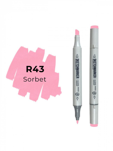 Маркер двухсторонний на спиртовой основе Sketchmarker Цвет Шербет
