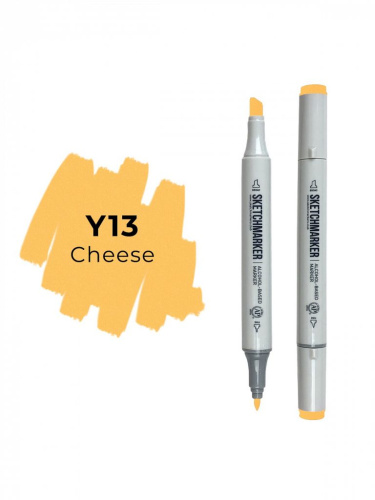 Маркер двухсторонний на спиртовой основе Sketchmarker Цвет Сыр