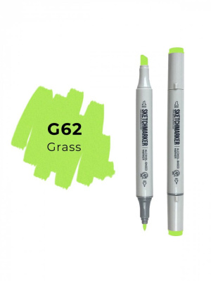 Маркер двухсторонний на спиртовой основе Sketchmarker Цвет Трава