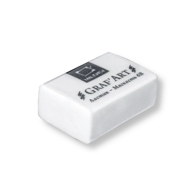 Ластик экстра мягкий 6В Малевичъ, белый