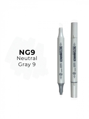 Маркер двухсторонний на спиртовой основе Sketchmarker Цвет Нейтральный серый 9