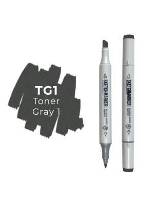 Маркер двухсторонний на спиртовой основе Sketchmarker Цвет Тонированный серый 1